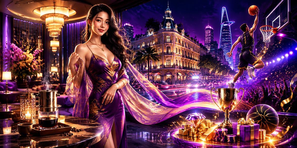 Người chơi trải nghiệm trò chơi casino và cá cược bóng rổ tại Sài Gòn