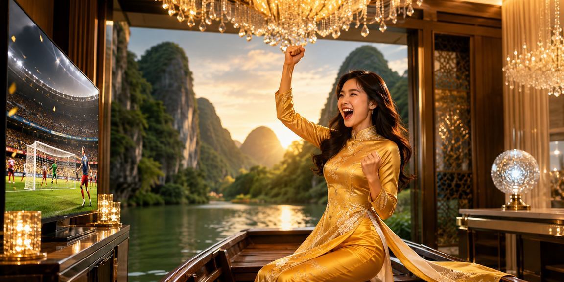 Người chơi cá cược bóng đá tại Ninh Bình trong trang phục truyền thống áo dài